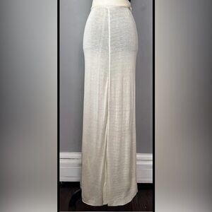 NWT One Teaspoon Sold Anthropologie Knit Maxi Skirt Size 8 Med color natural